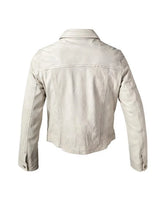 Load image into Gallery viewer, Milestone - Kairi Leather Jacket - Light Grey
