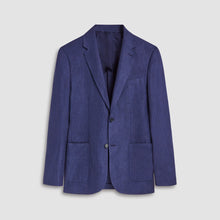 Load image into Gallery viewer, Bugatchi - Two Button Linen Blazer - Navy
