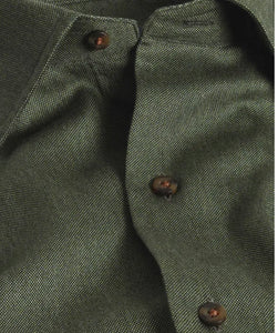David Donahue - Classic Fit Supima Cotton Hidden Button Down Shirt - Hunter