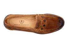 Load image into Gallery viewer, Martin Dingman - 2nd Amendment Suede Leather Penny Loafers - Tobacco
