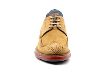 Load image into Gallery viewer, Martin Dingman - Countryaire Suede Leather Wingtip Shoe - Khaki
