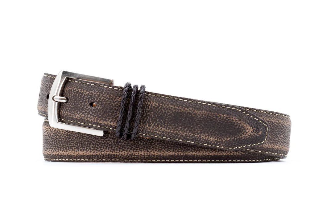 Martin Dingman - Bermuda Braid Leather Belt - Old Clay