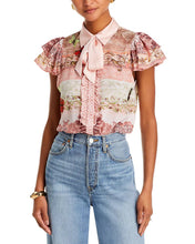Load image into Gallery viewer, Alice + Olivia - Minda Blouse - Versailles
