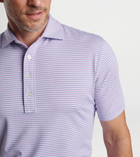 Load image into Gallery viewer, Peter Millar - Alto Performance Jersey Polo - White/Valencia
