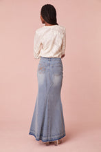 Load image into Gallery viewer, Love Shack Fancy - Risia Skirt - Montauk Blue

