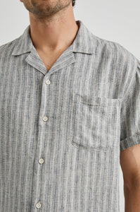 Rails - Waimea Shirt - Quinoa Navy Stripe