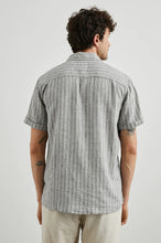 Load image into Gallery viewer, Rails - Waimea Shirt - Quinoa Navy Stripe
