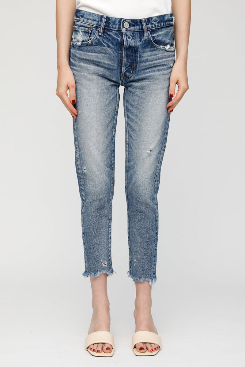 Moussy - Merry Tapered Jean - Mid-Blu