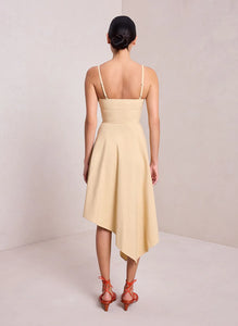 A.L.C. - Verona Stretch Linen Dress - Dune