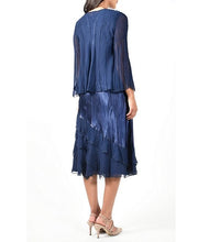 Load image into Gallery viewer, Komarov - 2 Piece Dress &amp; Jacket Set - Midnight Navy
