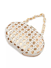 Load image into Gallery viewer, SIMKHAI - Sol Macrame Leather Clutch - White
