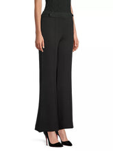 Load image into Gallery viewer, Minnie Rose - Cotton Blend Wide Leg Pant - Black
