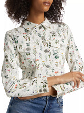 Load image into Gallery viewer, Alice + Olivia - Nelson Floral Cropped Denim Jacket - Georgia Floral
