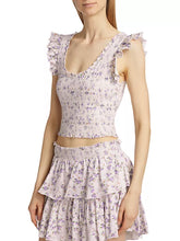 Load image into Gallery viewer, Love Shack Fancy - Dovi Top - Lilac Bloom
