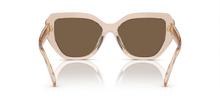 Load image into Gallery viewer, Tory Burch - 0TY7194U Sunglasses - Transparent Brown w Solid Dark Brown
