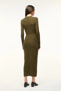 STAUD - Ramona Dress - Sergeant Green