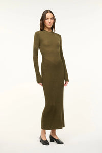 STAUD - Ramona Dress - Sergeant Green