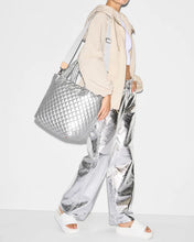 Load image into Gallery viewer, MZ Wallace - Medium Metro Tote Deluxe - Matte Silver
