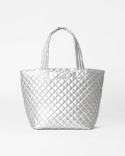 Load image into Gallery viewer, MZ Wallace - Medium Metro Tote Deluxe - Matte Silver
