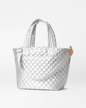 Load image into Gallery viewer, MZ Wallace - Medium Metro Tote Deluxe - Matte Silver
