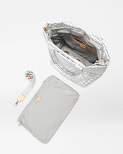 Load image into Gallery viewer, MZ Wallace - Medium Metro Tote Deluxe - Matte Silver
