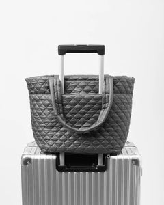 MZ Wallace - Medium Metro Tote Deluxe - Matte Silver