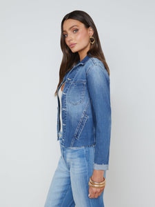 L'AGENCE - Janelle Slim Raw Jacket - Gardena