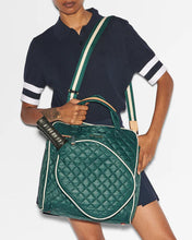 Load image into Gallery viewer, MZ Wallace - Pickleball Tote - Emerald/Ecru
