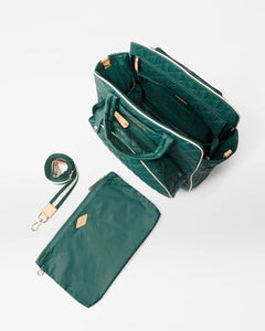 MZ Wallace - Pickleball Tote - Emerald/Ecru