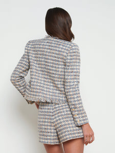 L'AGENCE - Angelina Jacket - Grey/Ecru/Gold