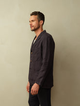 Load image into Gallery viewer, Road to Nowhere - Mens Biarritz Linen Blazer - Navy
