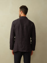 Load image into Gallery viewer, Road to Nowhere - Mens Biarritz Linen Blazer - Navy
