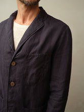 Load image into Gallery viewer, Road to Nowhere - Mens Biarritz Linen Blazer - Navy
