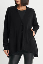 Load image into Gallery viewer, Planet - Varsity Cardigan - Black
