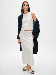 White + Warren - Cashmere Travel Wrap - Deep Navy