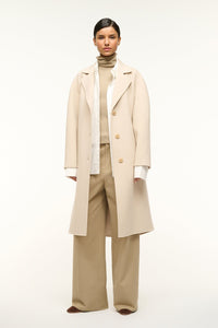 Staud -Chrysalis Coat Oyster