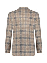 Load image into Gallery viewer, A Fish Named Fred - Wool Check Blazer - Beige Navy Plaid
