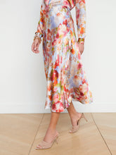 Load image into Gallery viewer, L&#39;AGENCE - Clarisa Bias Maxi Skirt - Multi Soft Cloud Floral
