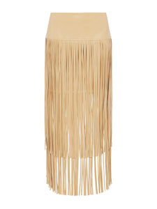 L'AGENCE - Karolina Fringe Skirt - Croissant