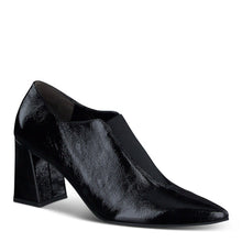 Load image into Gallery viewer, Paul Green - Stacia Heel - Black Crinkled Patent Leather
