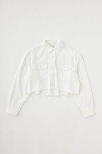 Moussy - Southfork Cropped Shirt - White