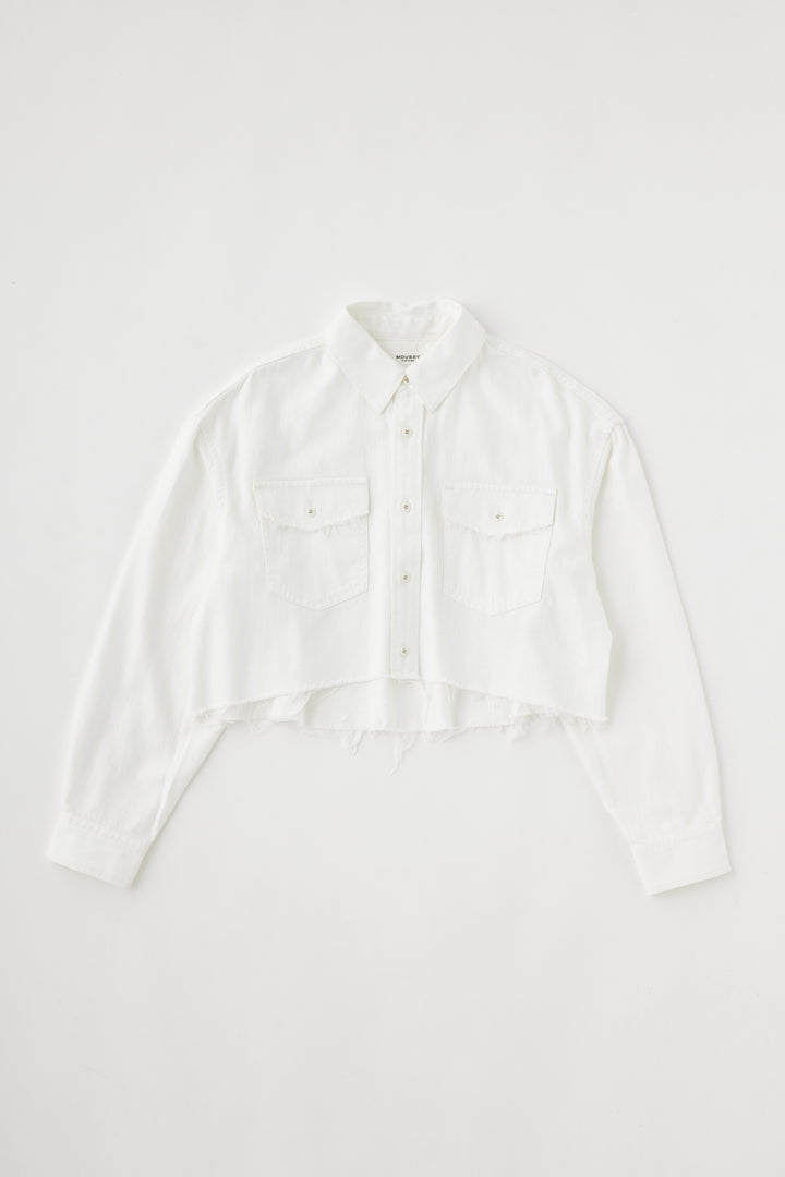 Moussy - Southfork Cropped Shirt - White