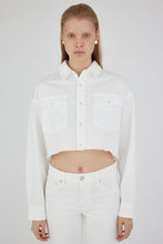 Load image into Gallery viewer, Moussy - Southfork Cropped Shirt - White
