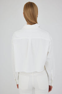 Moussy - Southfork Cropped Shirt - White