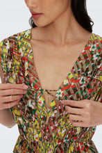 Load image into Gallery viewer, DVF - Gillian Dress - Garden Check
