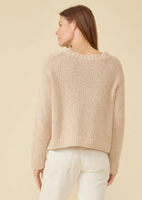 Load image into Gallery viewer, One Grey Day - Linnea Pullover Sweater - Oatmeal
