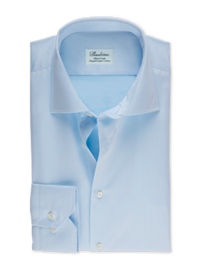 Stenstroms - Fitted Body C77 RM Cuff Shirt - Light Blue