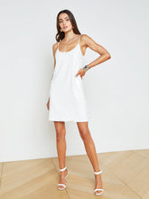 Load image into Gallery viewer, L&#39;AGENCE - Kinny Pailette Dress - White
