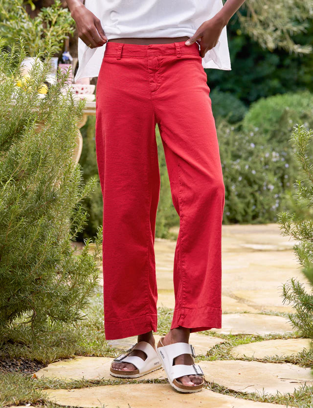 Frank & Eileen - Wexford Trouser - Double Decker Red