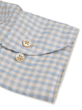 Load image into Gallery viewer, Stenstroms - Checked Linen Shirt - Blue
